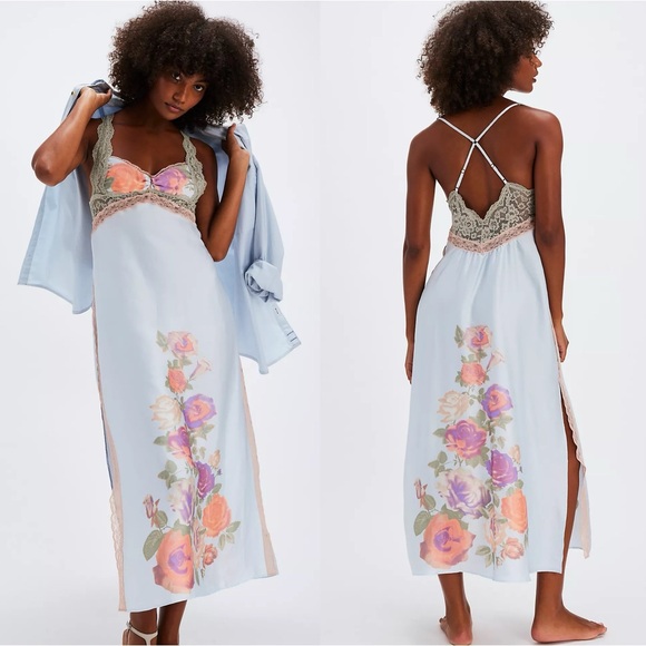Free People Dresses & Skirts - FREE PEOPLE INTIMATELY Just Dreamy Maxi Slip Dress NEW